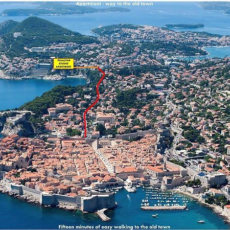Apartment Pulastar Dubrovnik Eksteriør billede